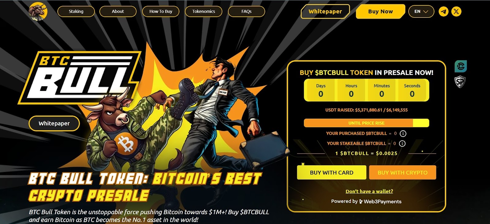 BTC Bull Token – Top Crypto Presales to Watch in 2025