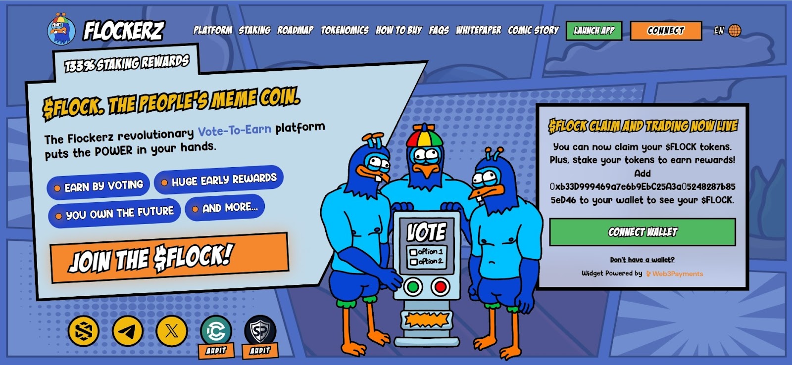 Flockerz ($FLOCK): Meme Coin Meets Governance Economy