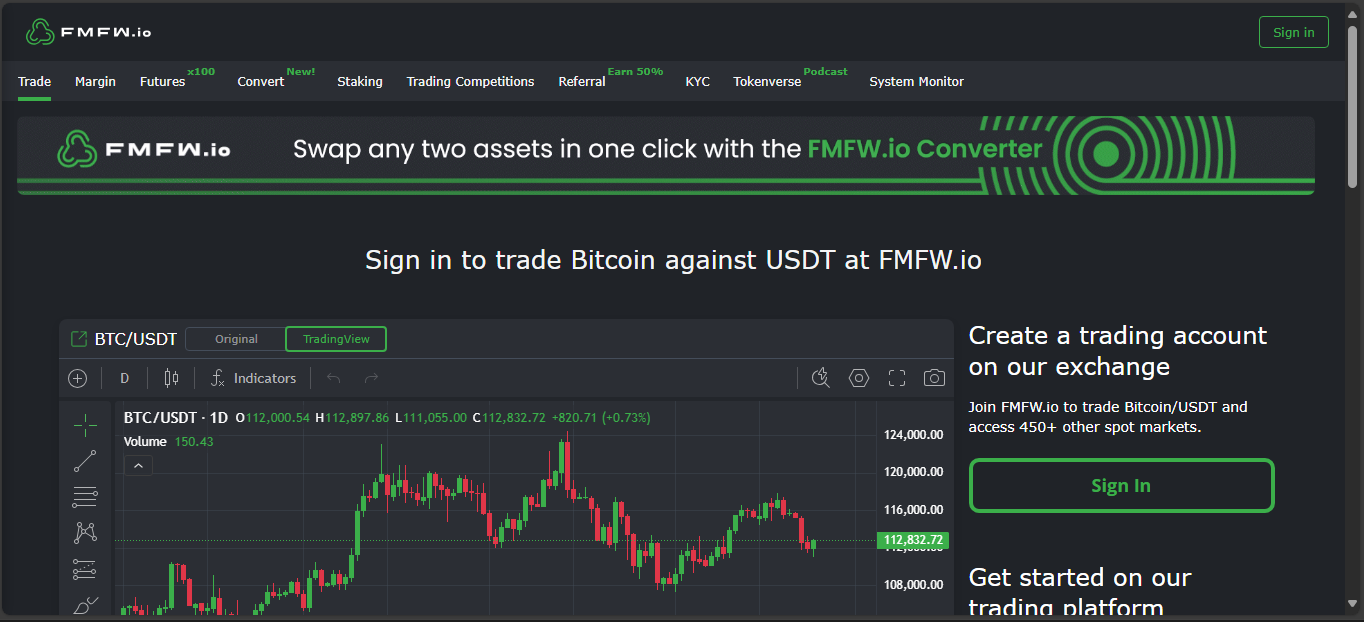 Bitcoin.com Exchange