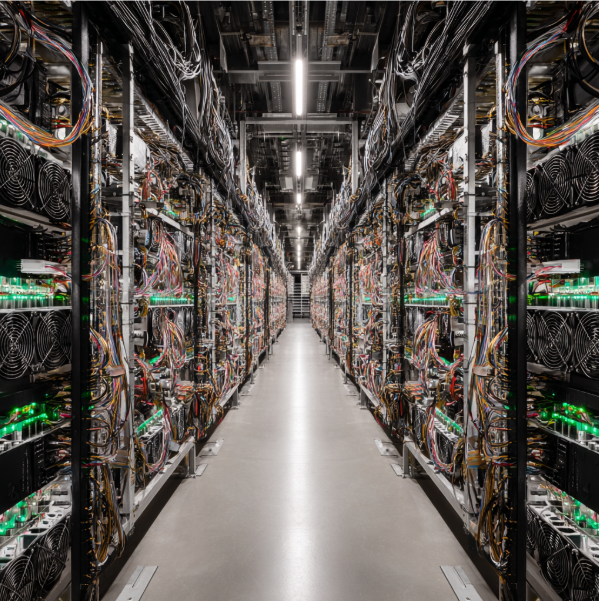Cryptocurrency mining center